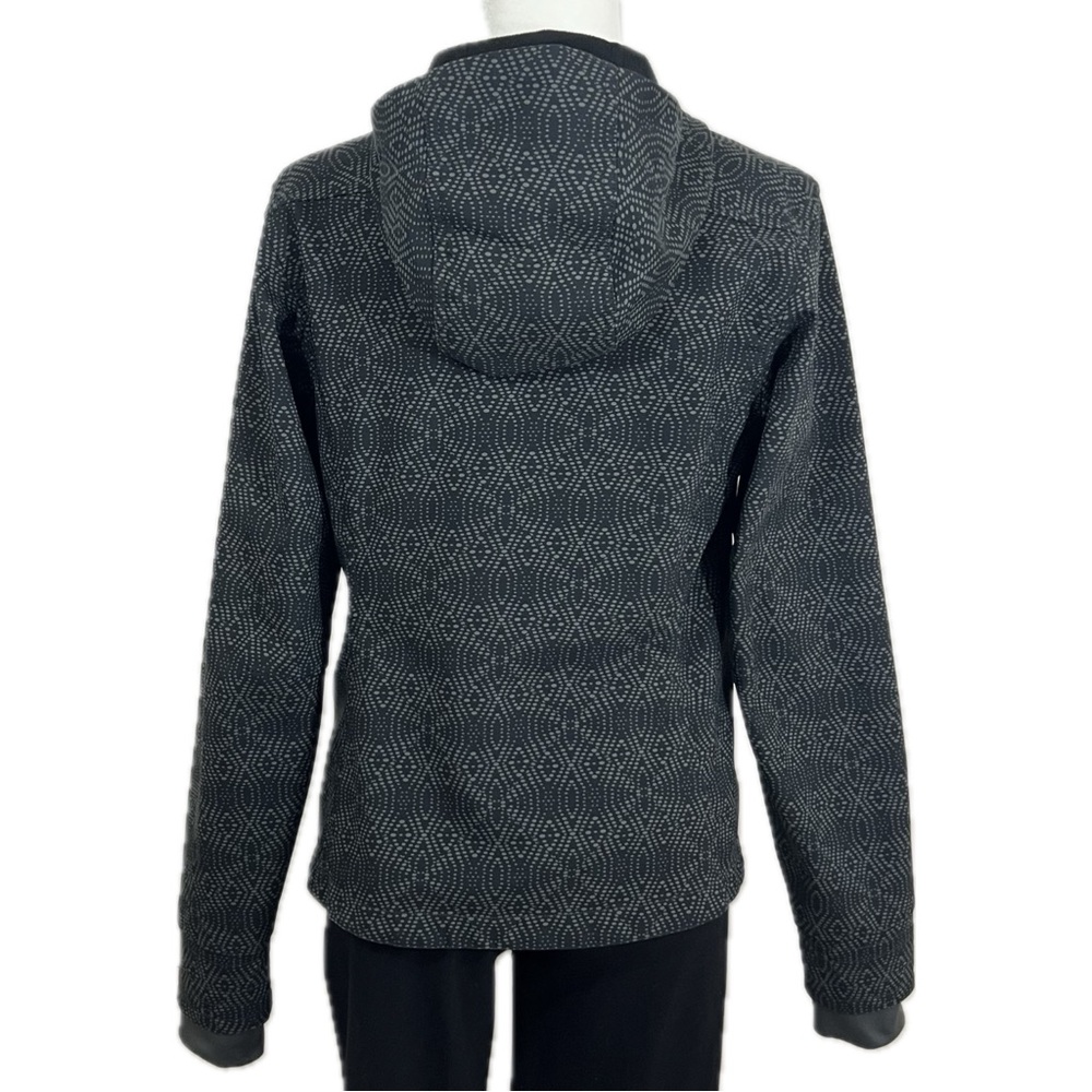 Columbia Jacket Asymmetrical Zip Omni-Shield Softshell Hooded Black Gray Medium - Picture 8 of 17